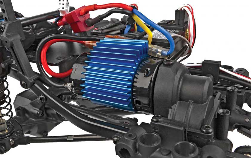 Heatsink is used to cool motor