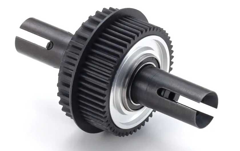 Ball rear differential for smoother performance