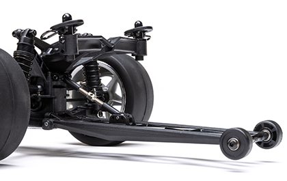 FULLY TUNABLE SUSPENSION & WHEELIE BAR