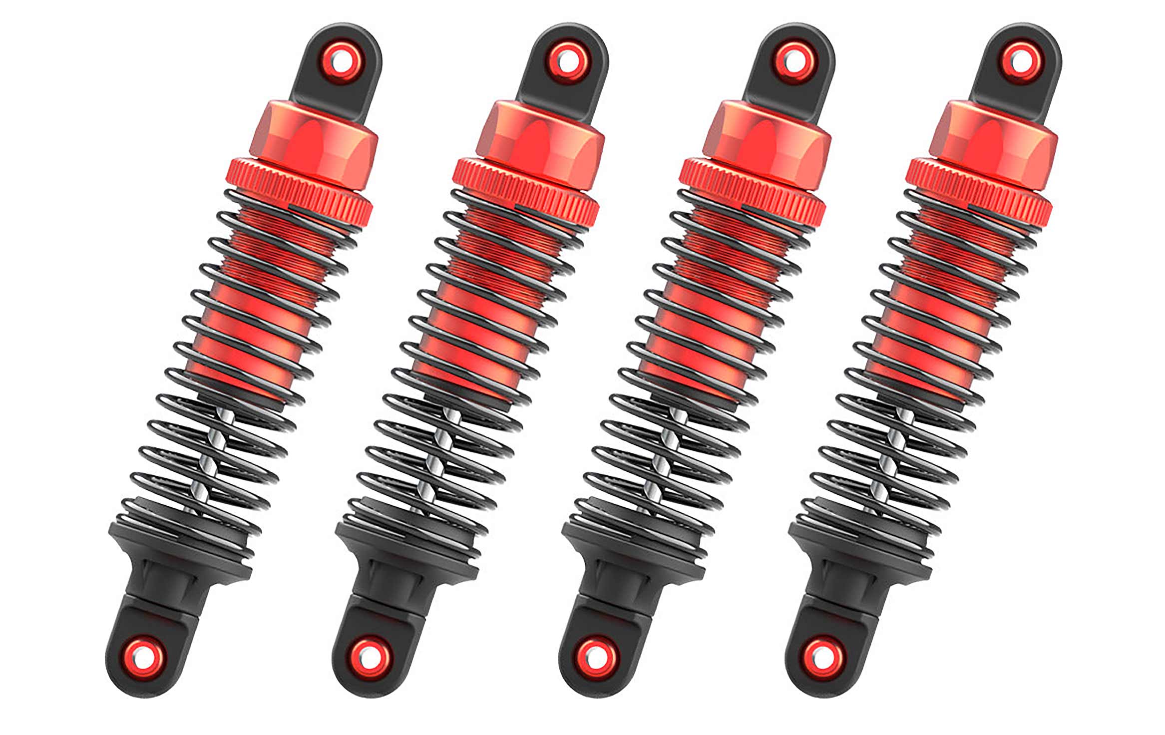 Threaded Body Adjustable Coil-Over Aluminum Shocks