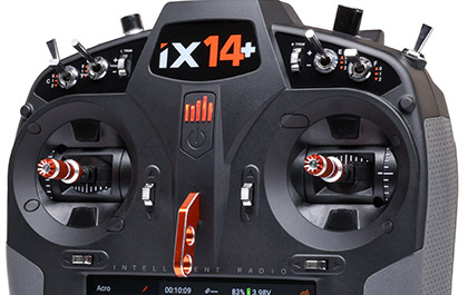 Superb Ergonomics for Spektrum iX14+ 20-Channel DSMX Transmitter