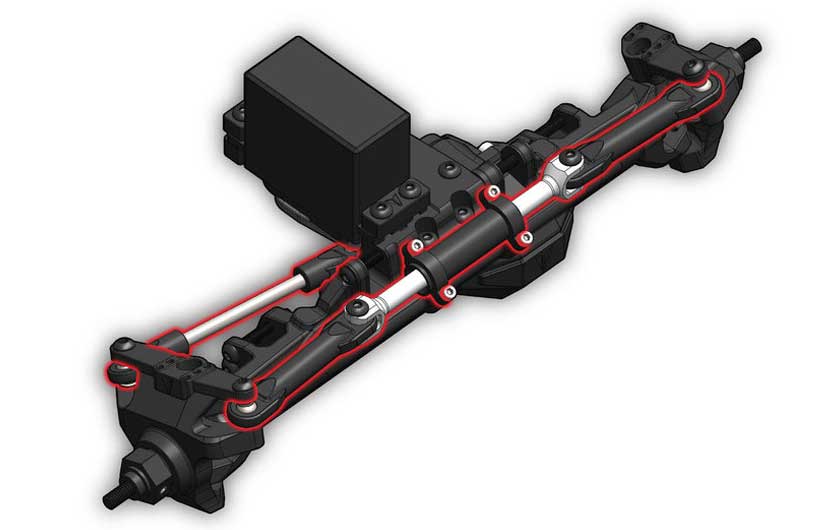 4-Link With Axle Mounted Servo