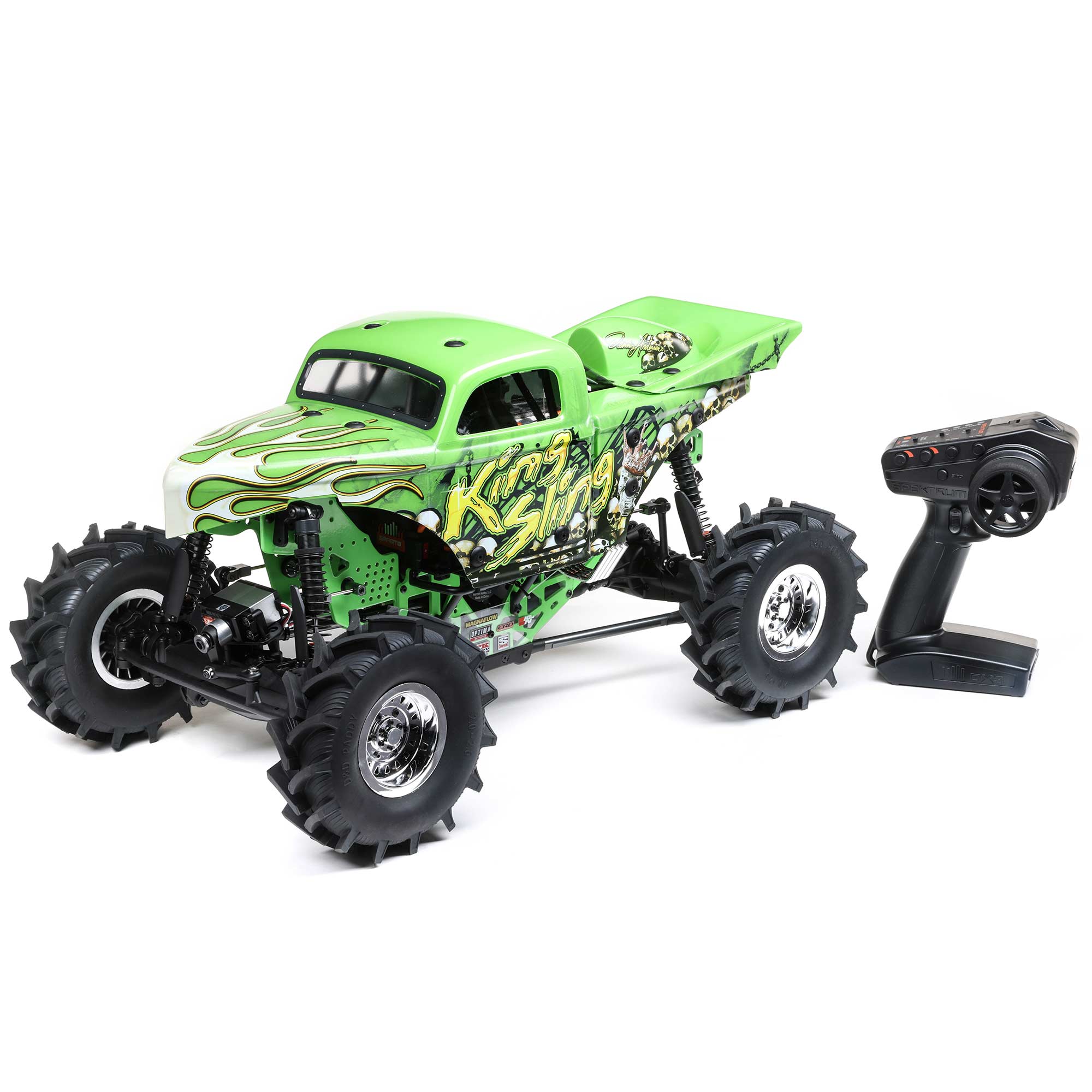 1/8 LMT Mega Truck King Sling 4S 4X4 RTR Brushless Mega Truck, Green