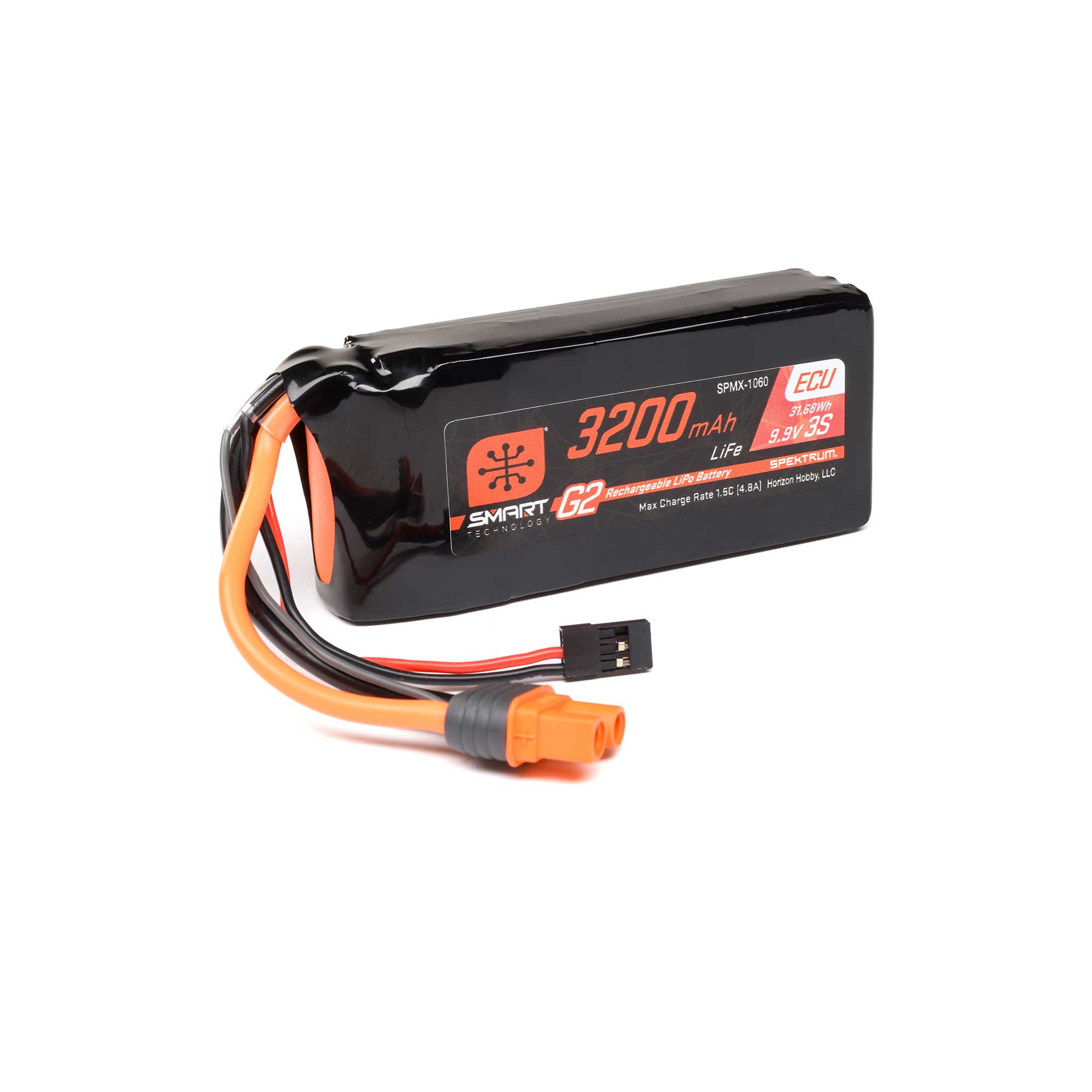 9.9V 3200mAh 3S 10C Smart G2 ECU LiFe Battery: IC3