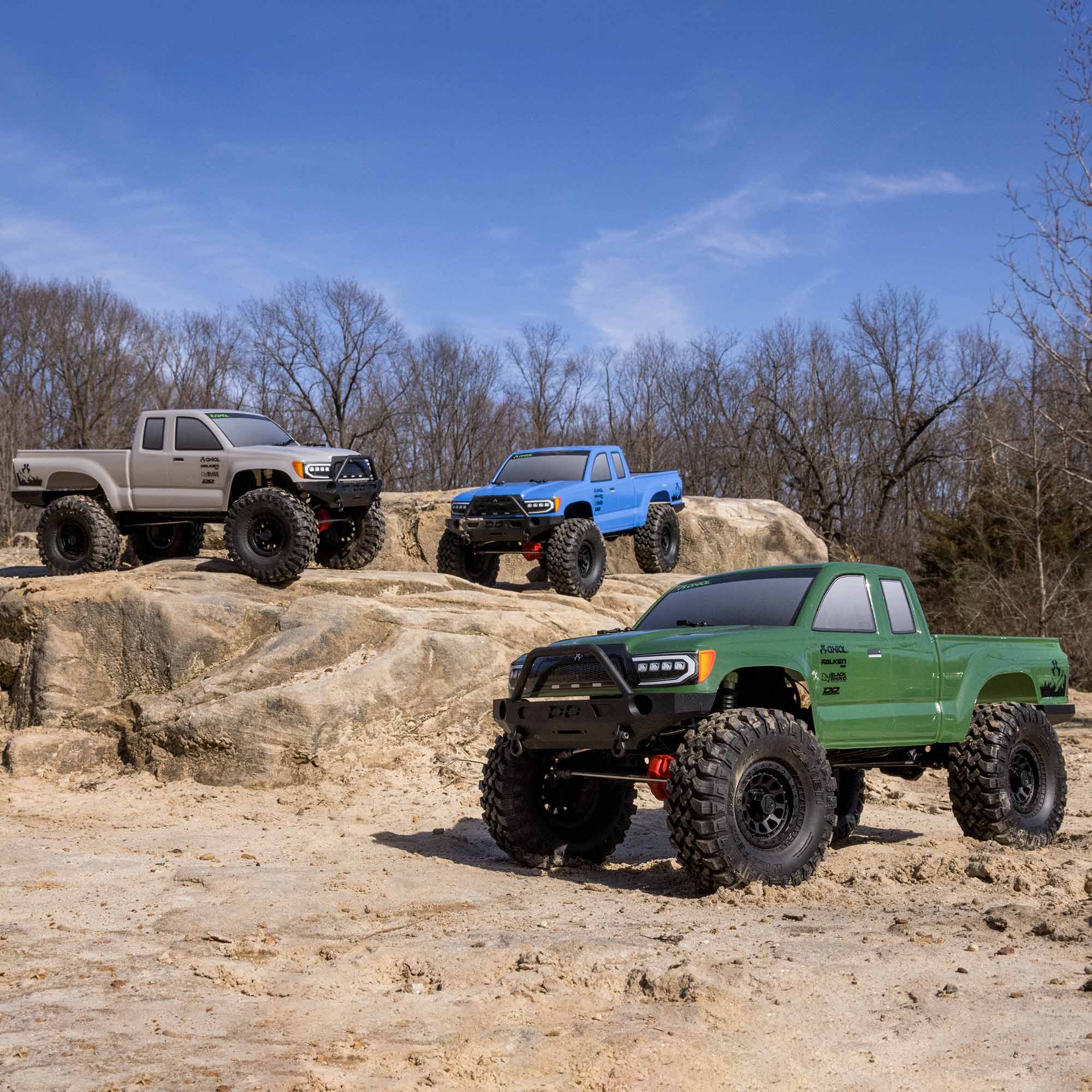 1/10 SCX10 III Base Camp 4X4 RTR Brushed Rock Crawler, Blue