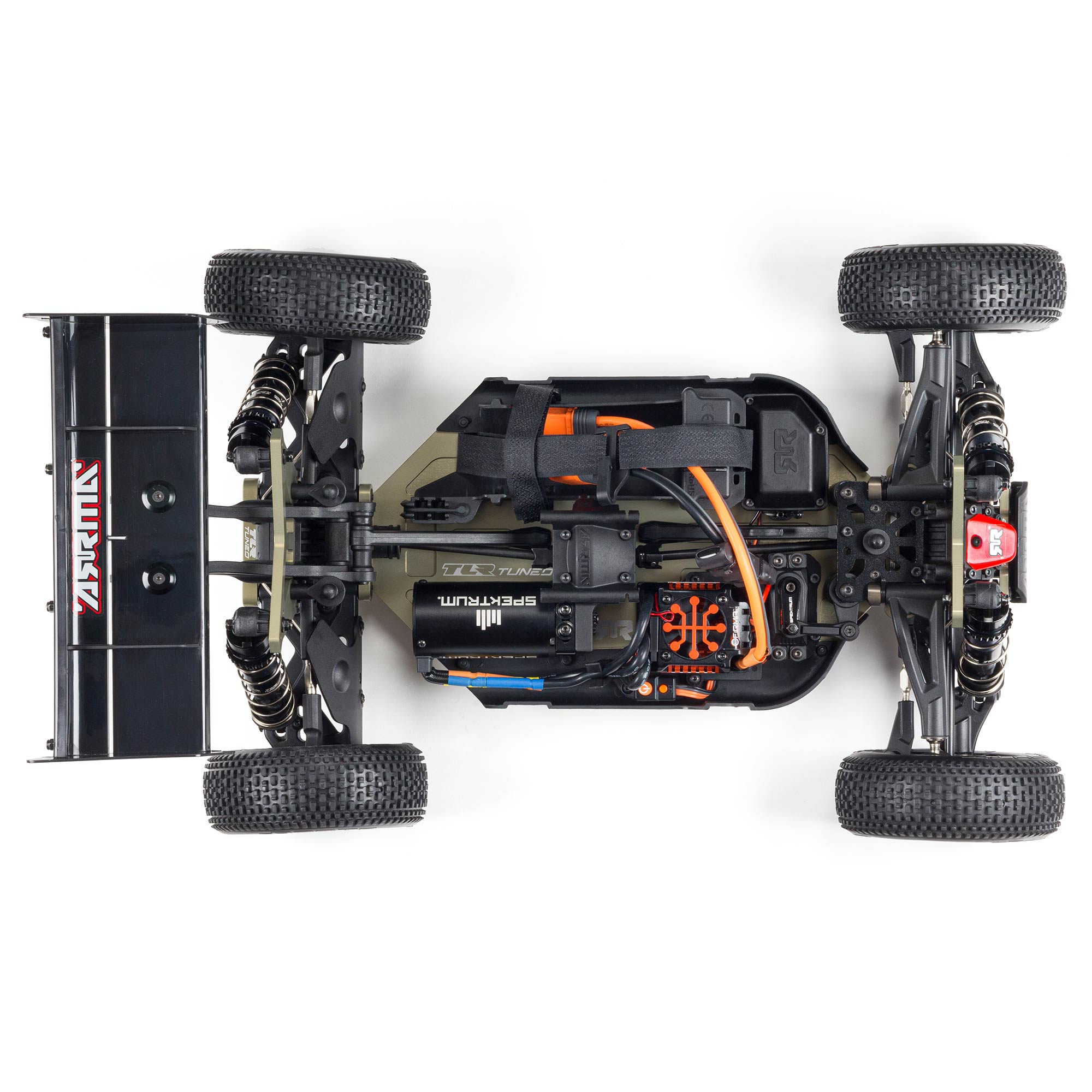 1/8 TYPHON 6S TLR Tuned 4X4 RTR Brushless Buggy, Red/Blue