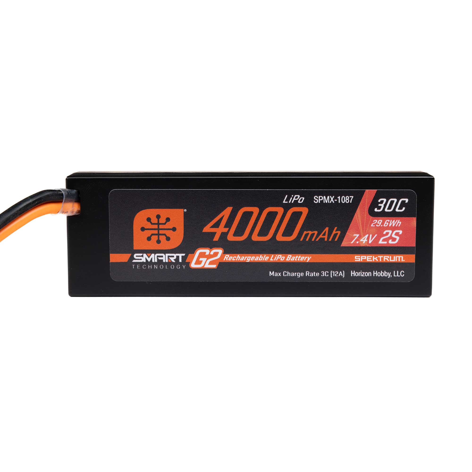 7.4V 4000mAh 2S 30C Smart G2 Hardcase LiPo Battery: IC5