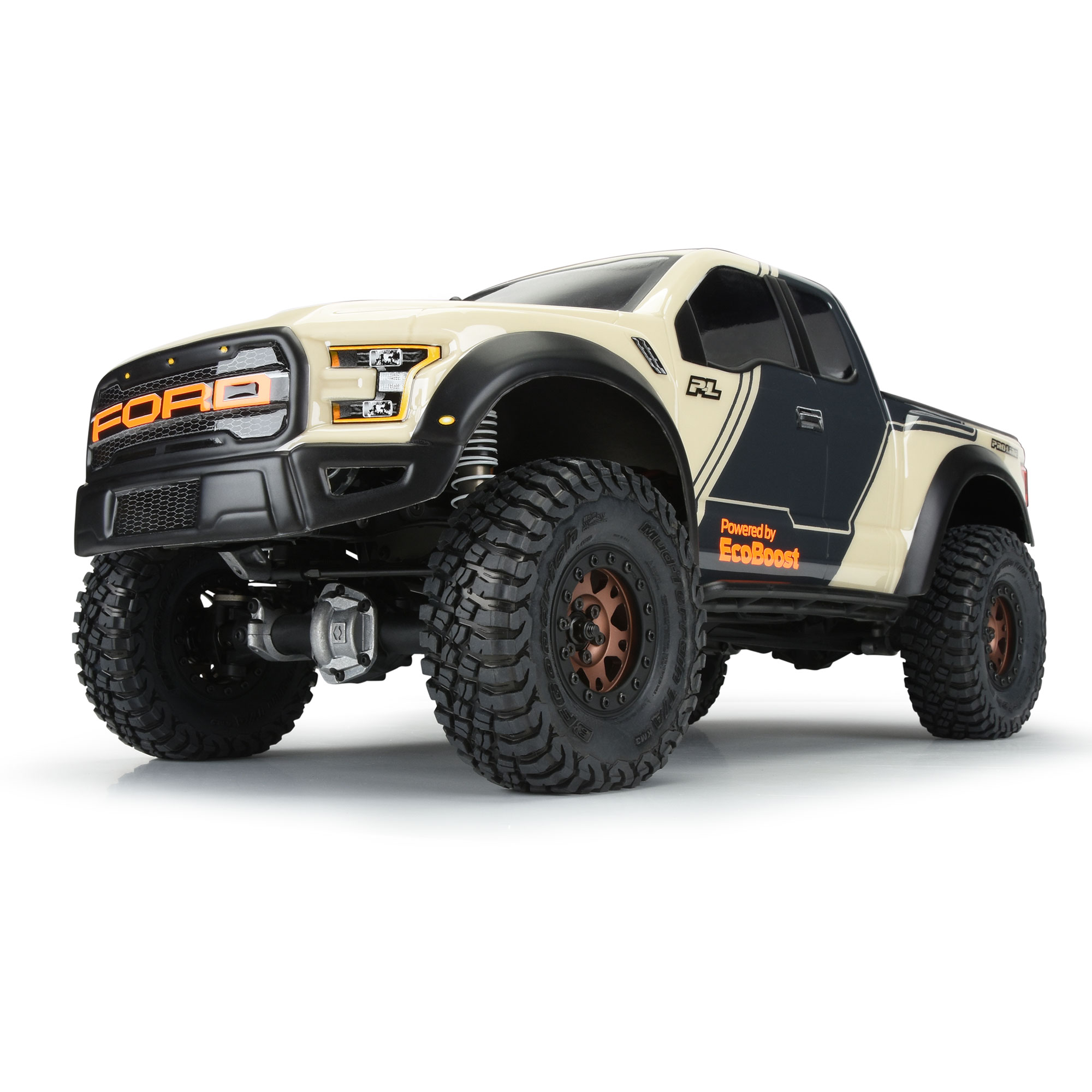 1/10 2017 Ford F-150 Raptor Clear Body 12.3" (313mm) WB Crwlrs