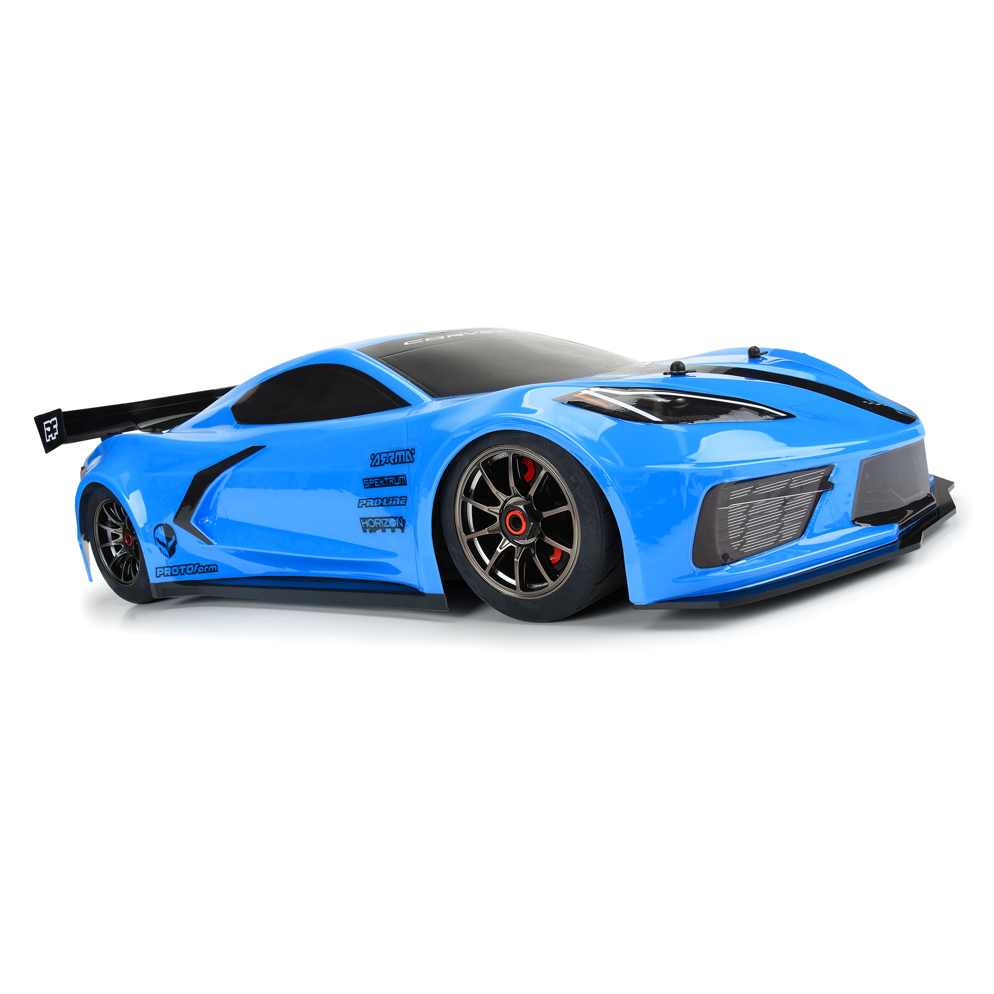 1/7 Chevrolet Corvette C8 Painted Body (Rapid Blue): Felony