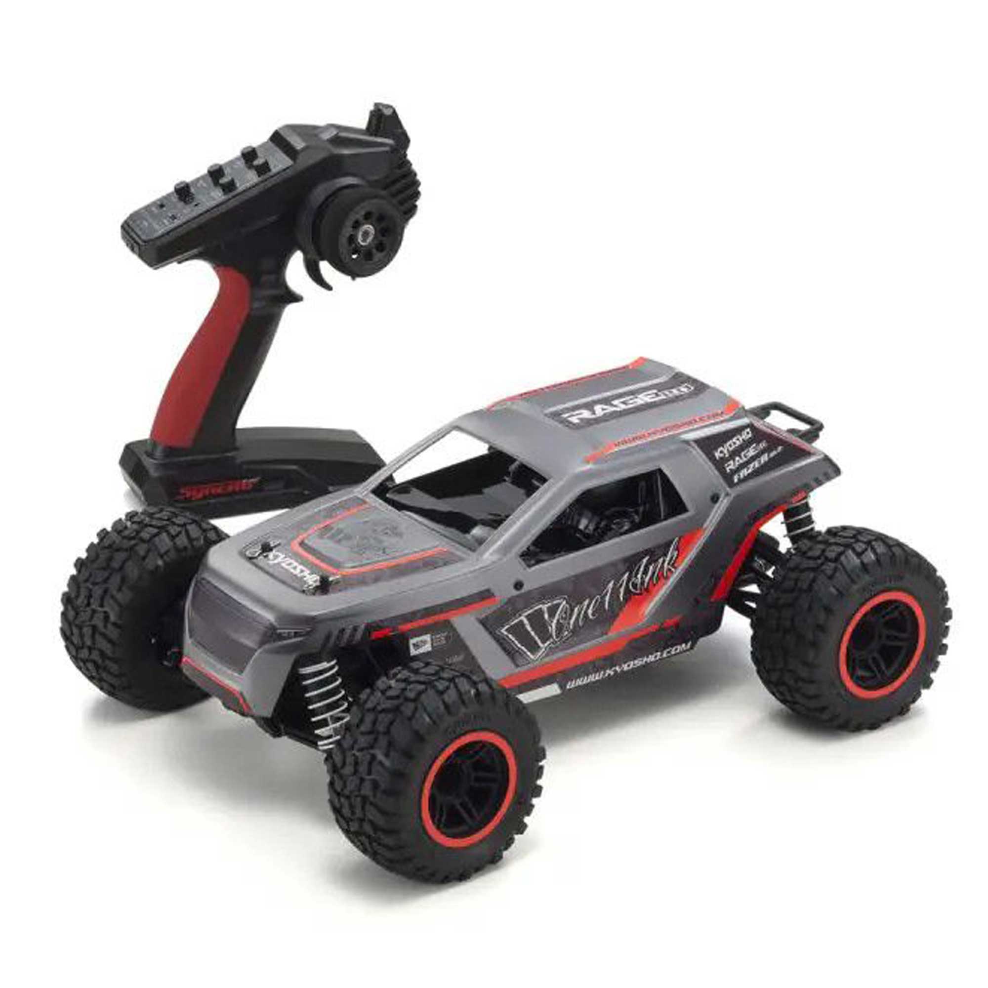 1/10 Fazer Mk2 Rage 2.0 4x4 Monster Truck RTR, Red