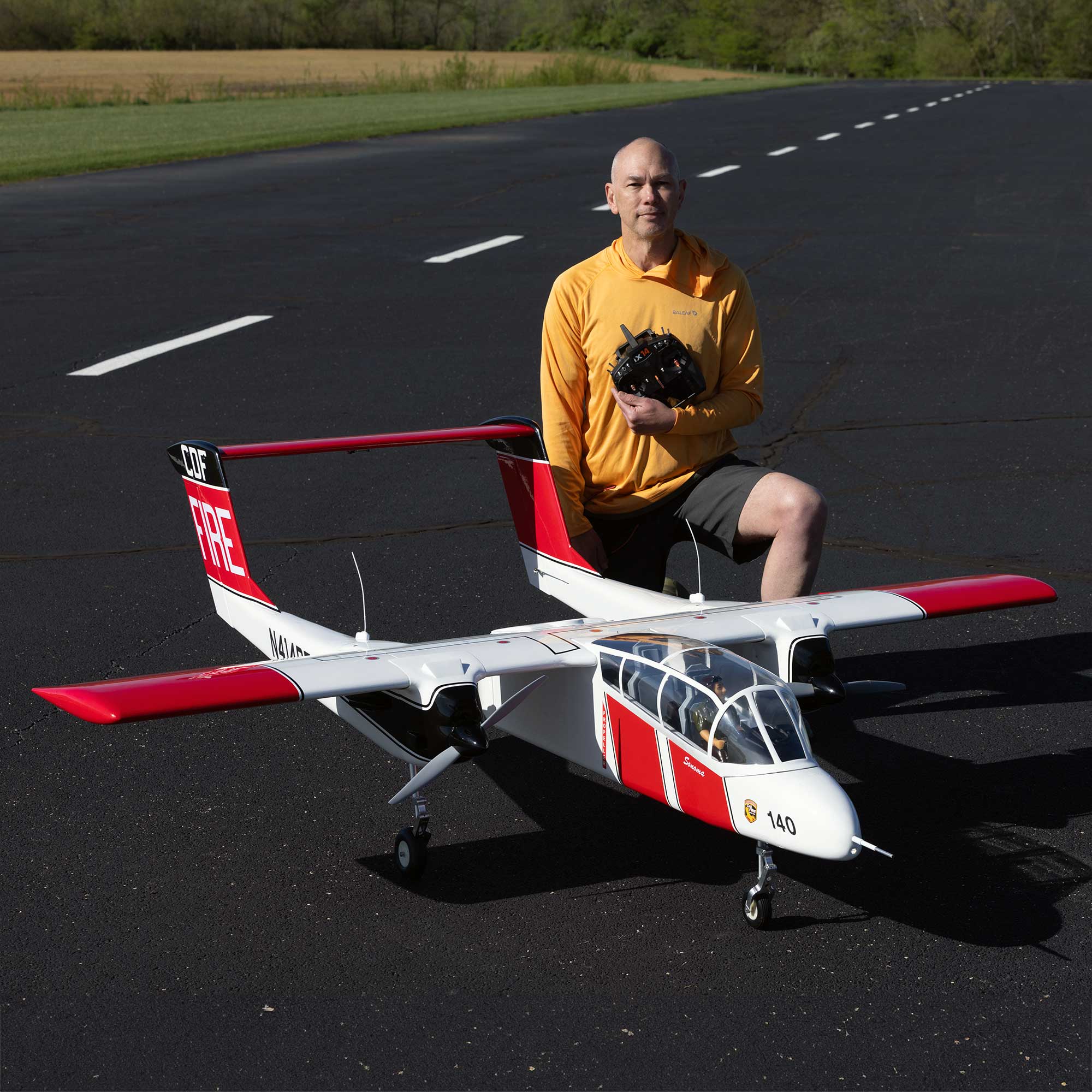 OV-10 Bronco 20cc ARF with Landing Gear Set, Spektrum Avian Motors and ESCs Combo