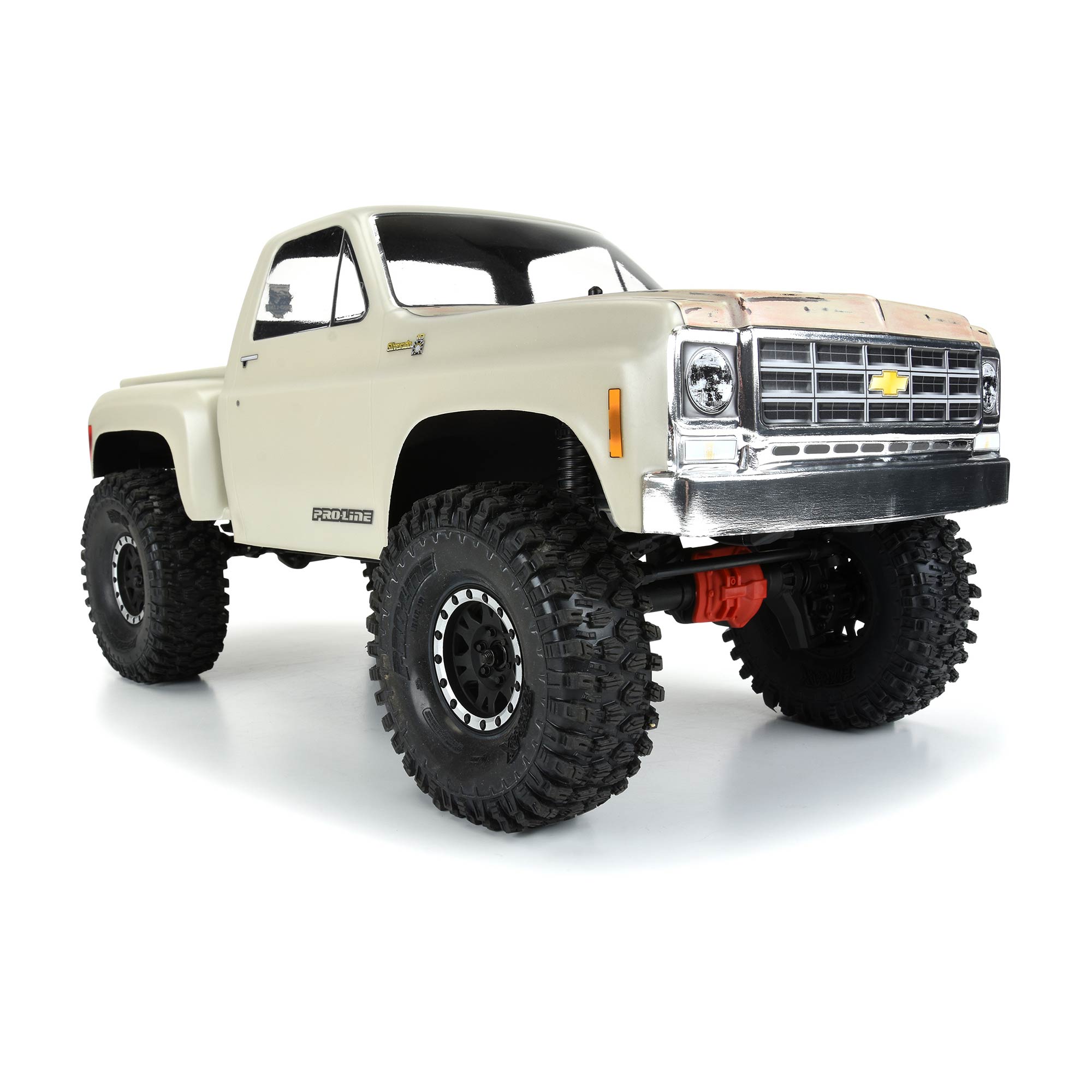 1/10 1978 Chevy K-10 Clear Body 12.3" (313mm) Wheelbase Crawlers