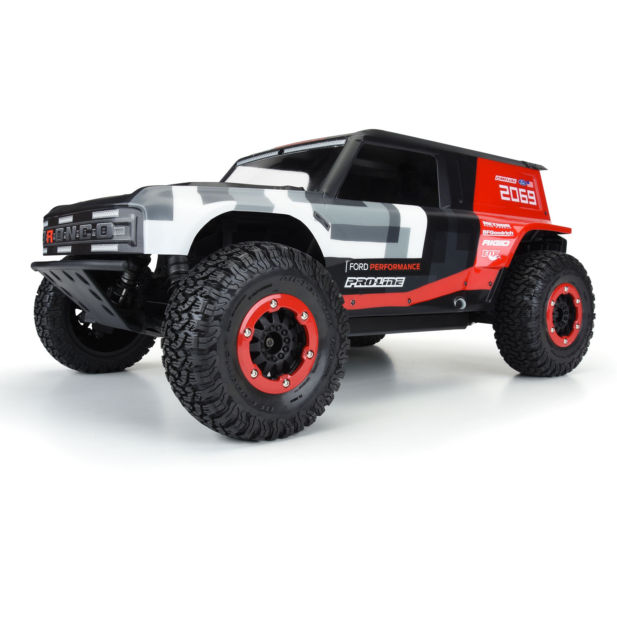 1/10 Ford Bronco R Clear Body: Short Course