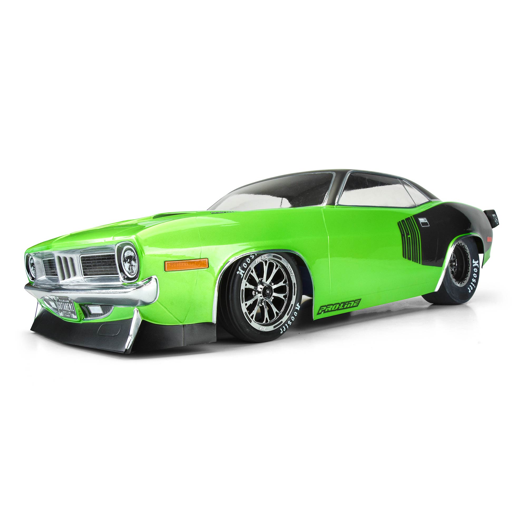 1/10 1972 Plymouth Barracuda Clear Body: Drag Car