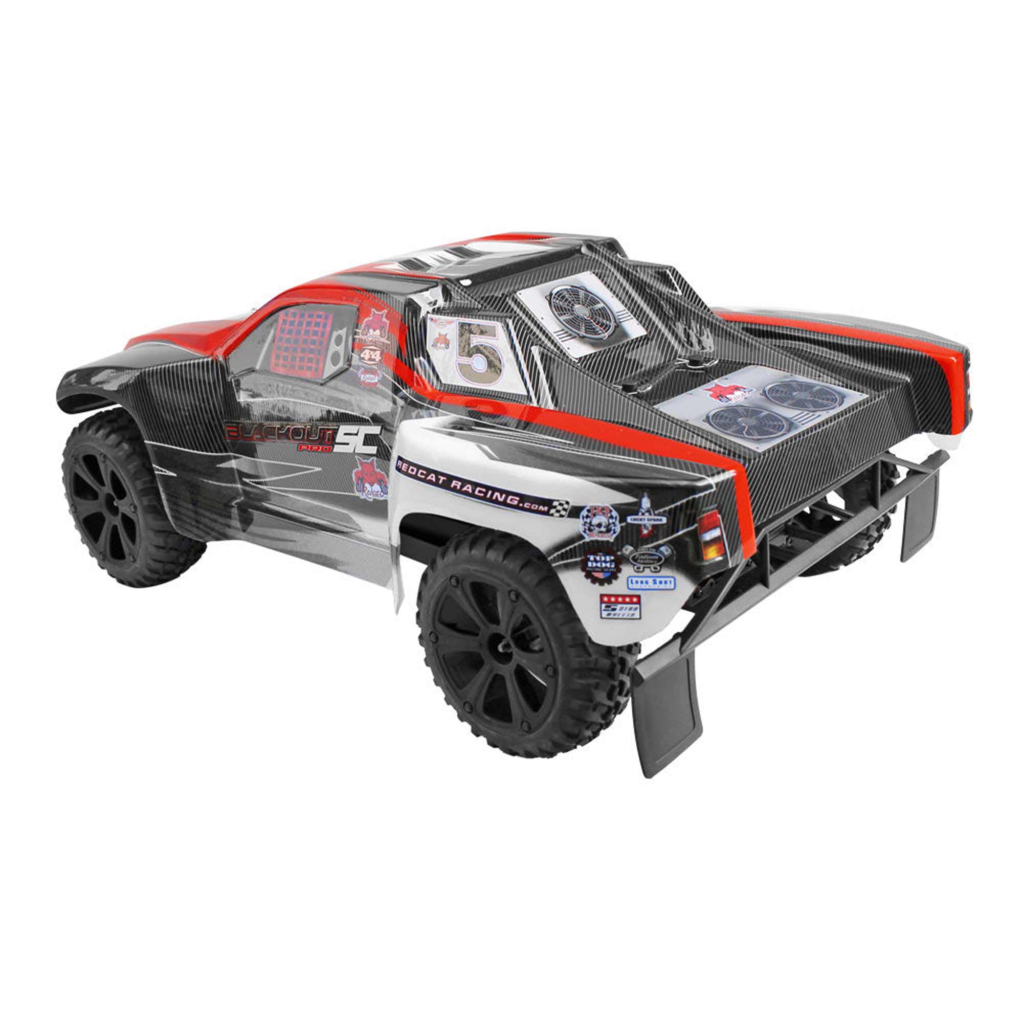 1/10 Blackout SC Pro 4WD Short Course Truck Brushless RTR, Red