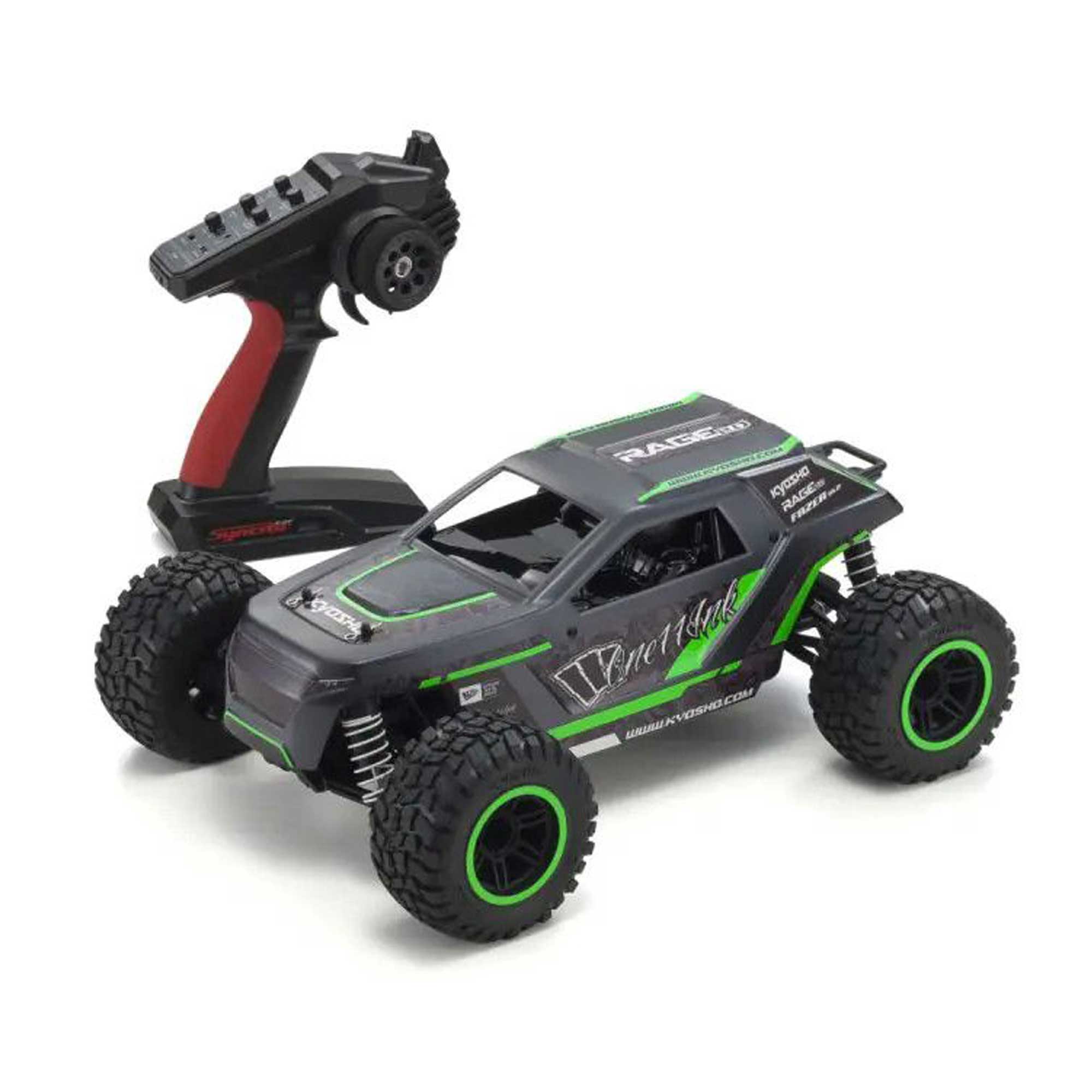 1/10 Fazer Mk2 Rage 2.0 4x4 Monster Truck RTR, Green