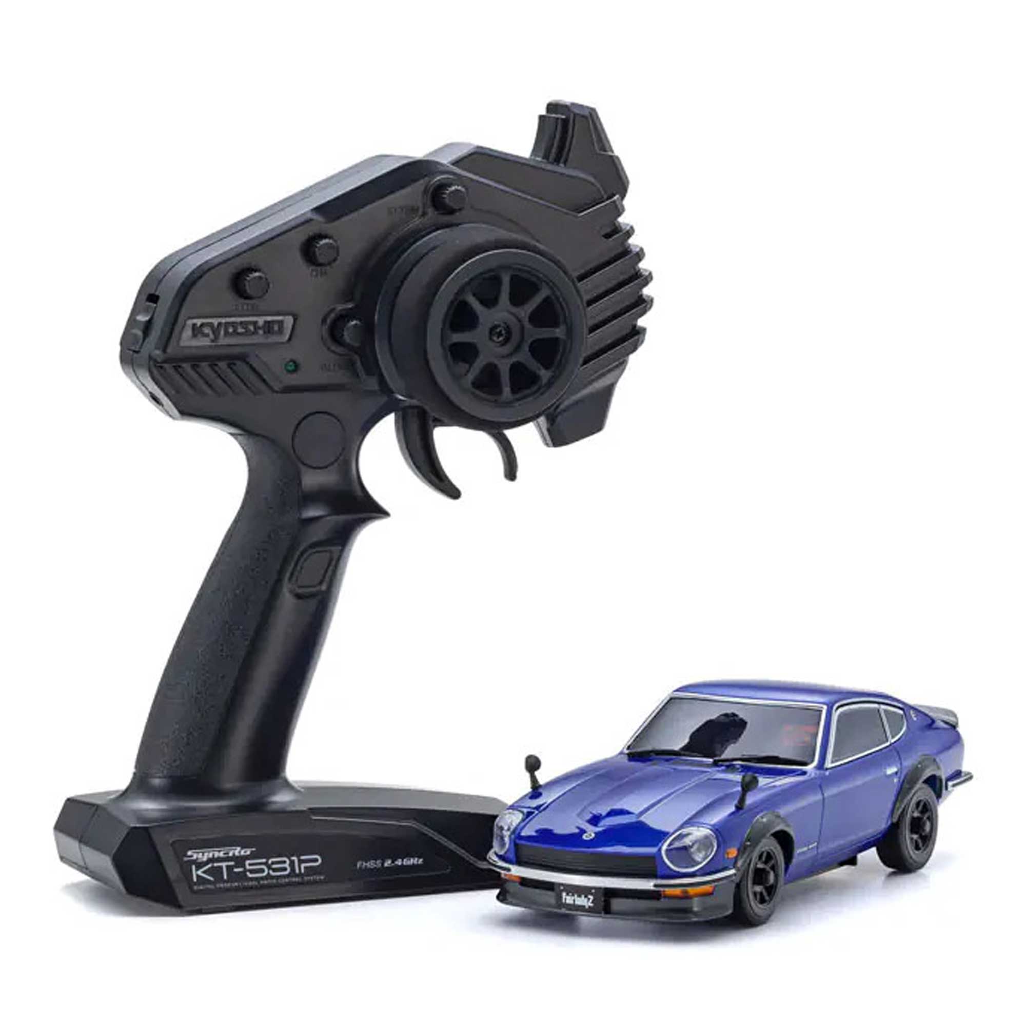 1/28 Nissan Fairlady 240Z-L Mini-Z AWD RTR, Metallic Blue