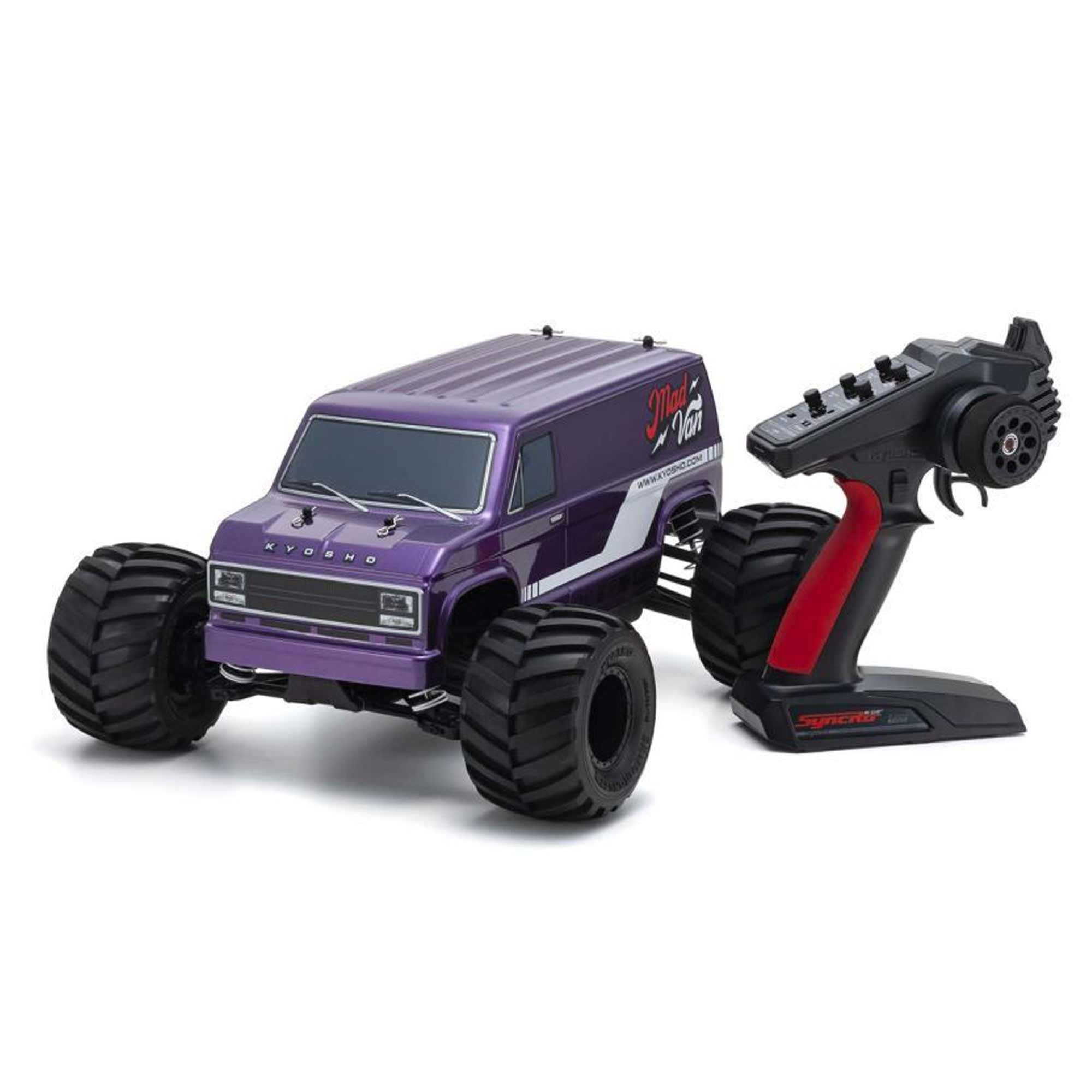 1/10 Mad Van Fazer Mk2 FZ02L-BT Brushed 4x4 Monster Truck RTR, Purple