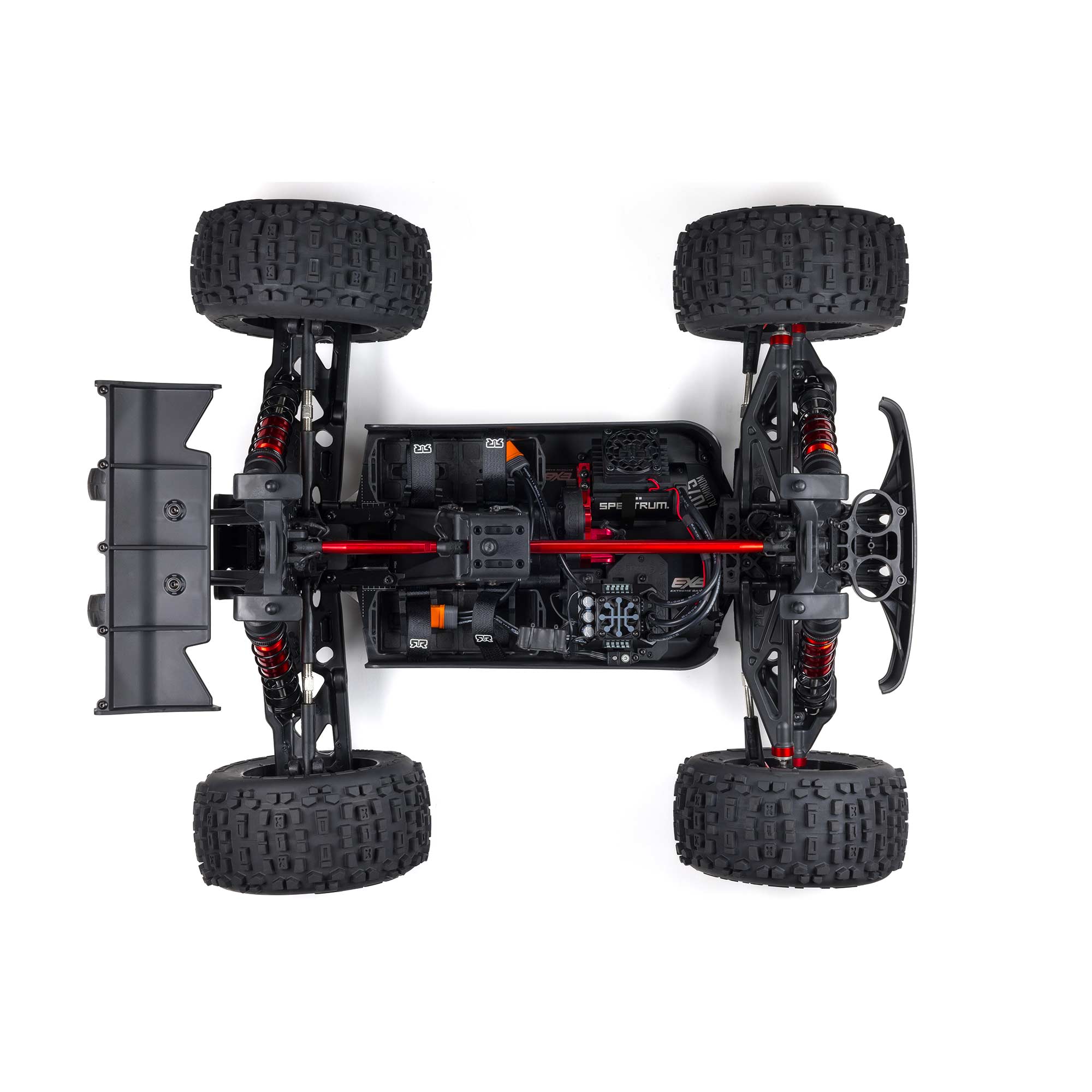 1/5 OUTCAST 8S EXB AVC 4X4 RTR Brushless Stunt Truck, Black