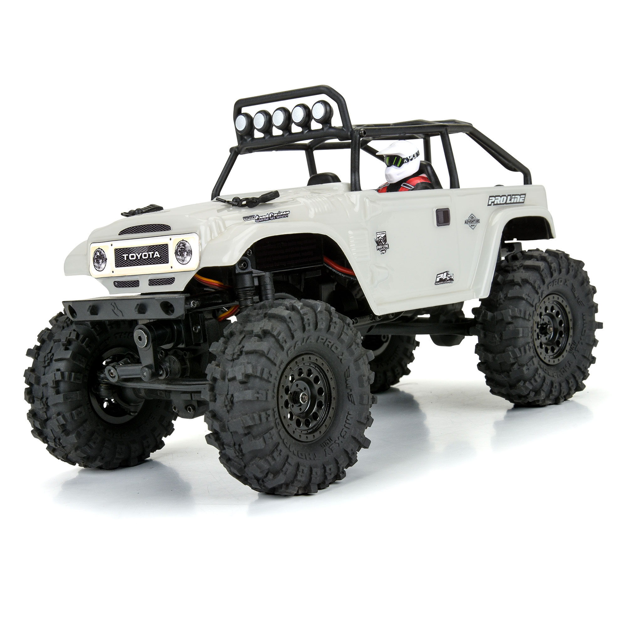 1/24 1979 Toyota Land Cruiser FJ40 Clear Body with Trail Cage: SCX24