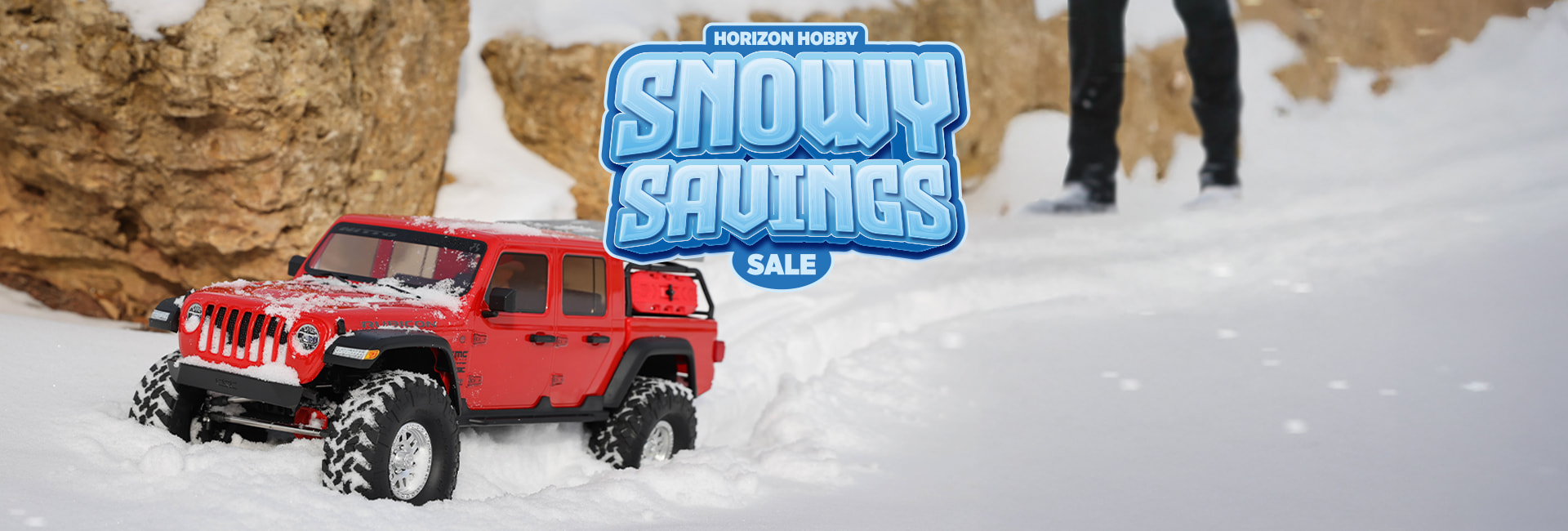 Shop the Snowy Savings Sale for great RC deals on ARRMA, Axial, Blade, E-flite, Losi, Spektrum, TLR and more while supplies last!