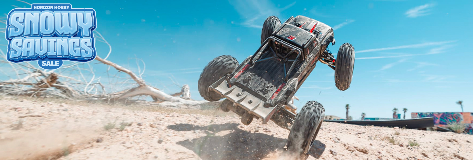 The ARRMA 1/5 OUTCAST 8S EXB AVC 4X4 Ready-to-Run BLX Brushless RC Stunt Truck