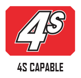 Icon for ARRMA cars and trucks capable of using a 4S LiPo battery